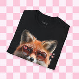 Retro Fox Sunglasses Valentines Day T-Shirt! Valentines Day! Spring Vibes! Graphic Tees!