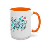 Beautiful Girl You Can Do Hard Things Mug! 11 oz/15 oz! Free Shipping! BPA Free! Microwave/Dishwasher Safe!