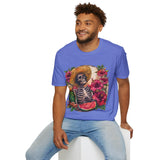 Watermelon Skeleton Unisex Graphic Tees! Summer Vibes! All New Heather Colors!!! Free Shipping!!!