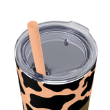 Your So Golden Butterfly Cow Printed Skinny Tumbler with Straw, 20oz! Multiple Colors!