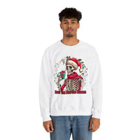 Have The day you Deserve Christmas edition Dead Inside Unisex Heavy Blend Crewneck Sweatshirt!