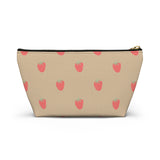 Strawberry Cream Accessory Pouch, Check Out My Matching Weekender Bag! Free Shipping!!!