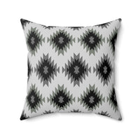 Western/Boho Aztec Black Square Pillow!