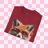 Retro Fox Sunglasses Valentines Day T-Shirt! Valentines Day! Spring Vibes! Graphic Tees!