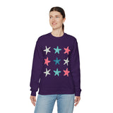 Starfish Medley Unisex Sweatshirt! Plus Sizes Available!