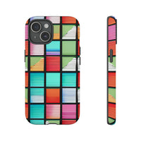 Stained Glass Red, Blue, White Phone Cases! New!!! Over 90 Phone Sizes To Choose From! Free Shipping!!!