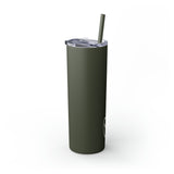 Custom Name Personalized Tumblers Skinny Tumbler with Straw, 20oz! Cursive Writing Option!