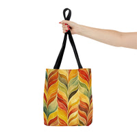 Floral Autumn Watercolor Leaves Fall Vibes Tote Bag!