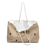 Chocolate Latte Cream Bride Vacation Travel Weekender Bag! Free Shipping!!!