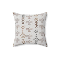 Western/Boho Grey Arrows and Thunderbirds Square Pillow!