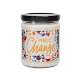 Make Change Retro Floral Stripes Scented Soy Candle, 9oz! Free Shipping! 9 Scents! 60 Hour Burn Time!!!