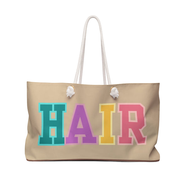 Cream Rainbow Pastel Hair Vacation Travel Weekender Bag! Free Shipping!!!