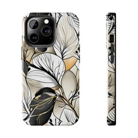 Neutral Autumn Leaves Fall Vibes Tough Phone Cases!