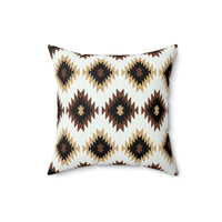 Western/Boho Aztec Brown Square Pillow!