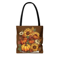 Autumn Sunflower Bouquet Fall Vibes Tote Bag!