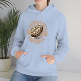 Kansas City Football Leopard Print Football Unisex Heavy Blend Hooded Sweatshirt! Football Season!