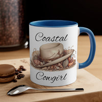 Coastal Cowgirl Tan Hat Accent Coffee Mug, 11oz! Multiple Colors Available!