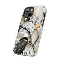 Neutral Autumn Leaves Fall Vibes Tough Phone Cases!