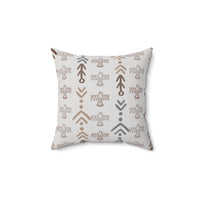 Western/Boho Grey Arrows and Thunderbirds Square Pillow!