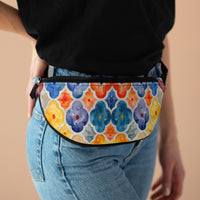 Watercolor Rainbow Wash Daisy Unisex Fanny Pack! Free Shipping! One Size Fits Most!