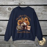 The Most Wonderful Time of The Year Football Season Fall Vibes Unisex Heavy Blend Crewneck Sweatshirt!