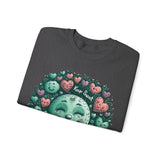 Valentines Day Keep Sweet Moon Heart Unisex Sweatshirt! Plus Sizes Available!