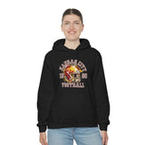 Kansas City Football Paint Splatter Helmet Unisex Hoodie! Football Season!