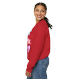 Valentines Day Bows and Pearls Unisex Sweatshirt! Retro! Plus Sizes Available!
