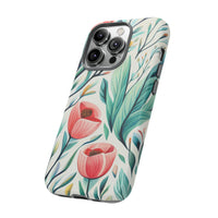 Pink Floral Tulips Phone Cases! New!!! Over 90 Phone Sizes To Choose From! Free Shipping!!!