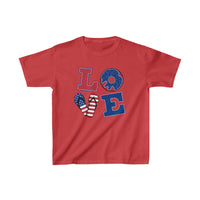 Love Independence Day Kids Heavy Cotton Tee! Foxy Kids!