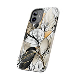 Neutral Autumn Leaves Fall Vibes Tough Phone Cases!