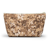 Cream Brown 1991 Travel Accessory Pouch, Check Out My Matching Weekender Bag! Free Shipping!!!