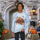 Mama Jacko lantern Unisex Color Blast Crewneck Sweatshirt! All New Comfort Colors!!! Halloween! Free Shipping!