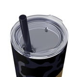 Your So Golden Butterfly Cow Printed Skinny Tumbler with Straw, 20oz! Multiple Colors!