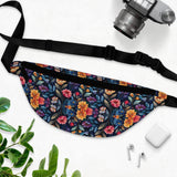 Boho Purple Watercolor Florals Unisex Fanny Pack! Free Shipping! One Size Fits Most!
