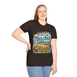 The Teacher Floral School Bus Unisex Graphic Tees! All New Heather Colors!!! Free Shipping!!! Back To School!