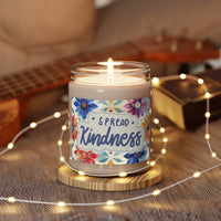 Spread Kindness Retro Star Stamp Scented Soy Candle, 9oz! Free Shipping! 9 Scents! 60 Hour Burn Time!!!