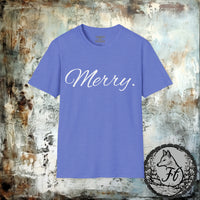 Merry Period Christmas Unisex Graphic Tees! Winter Vibes! All New Heather Colors!!!