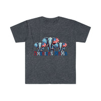 American Mama Elephant USA Independence Day Unisex Graphic Tees!