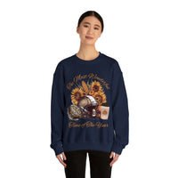 The Most Wonderful Time of The Year Football Season Fall Vibes Unisex Heavy Blend Crewneck Sweatshirt!