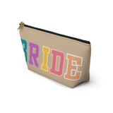 Rainbow Cream Bride Accessory Pouch, Check Out My Matching Weekender Bag! Free Shipping!!!