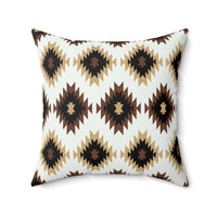 Western/Boho Aztec Brown Square Pillow!