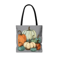 Pumpkin Stack Autumn Blues Fall Vibes Tote Bag!