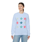 Starfish Medley Unisex Sweatshirt! Plus Sizes Available!