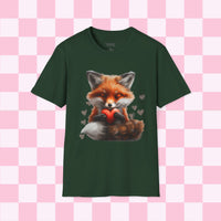 Fox Valentines Day T-Shirt! Valentines Day! Spring Vibes! Graphic Tees!