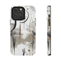 Ink Drip Crescent Moon Boho Western Tough Phone Cases!