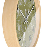 Boho Paint Washed Green Print Wall Clock! Perfect For Gifting! Free Shipping!!! 3 Colors Available!