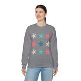 Starfish Medley Unisex Sweatshirt! Plus Sizes Available!