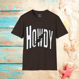 Howdy Western Lightning Bolt Unisex Graphic Tees! Summer Vibes! All New Heather Colors!!! Free Shipping!!!