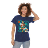 Aztec Boho Plant a Tree Distressed Unisex Mineral Wash T-Shirt! New Colors! Free Shipping!!!